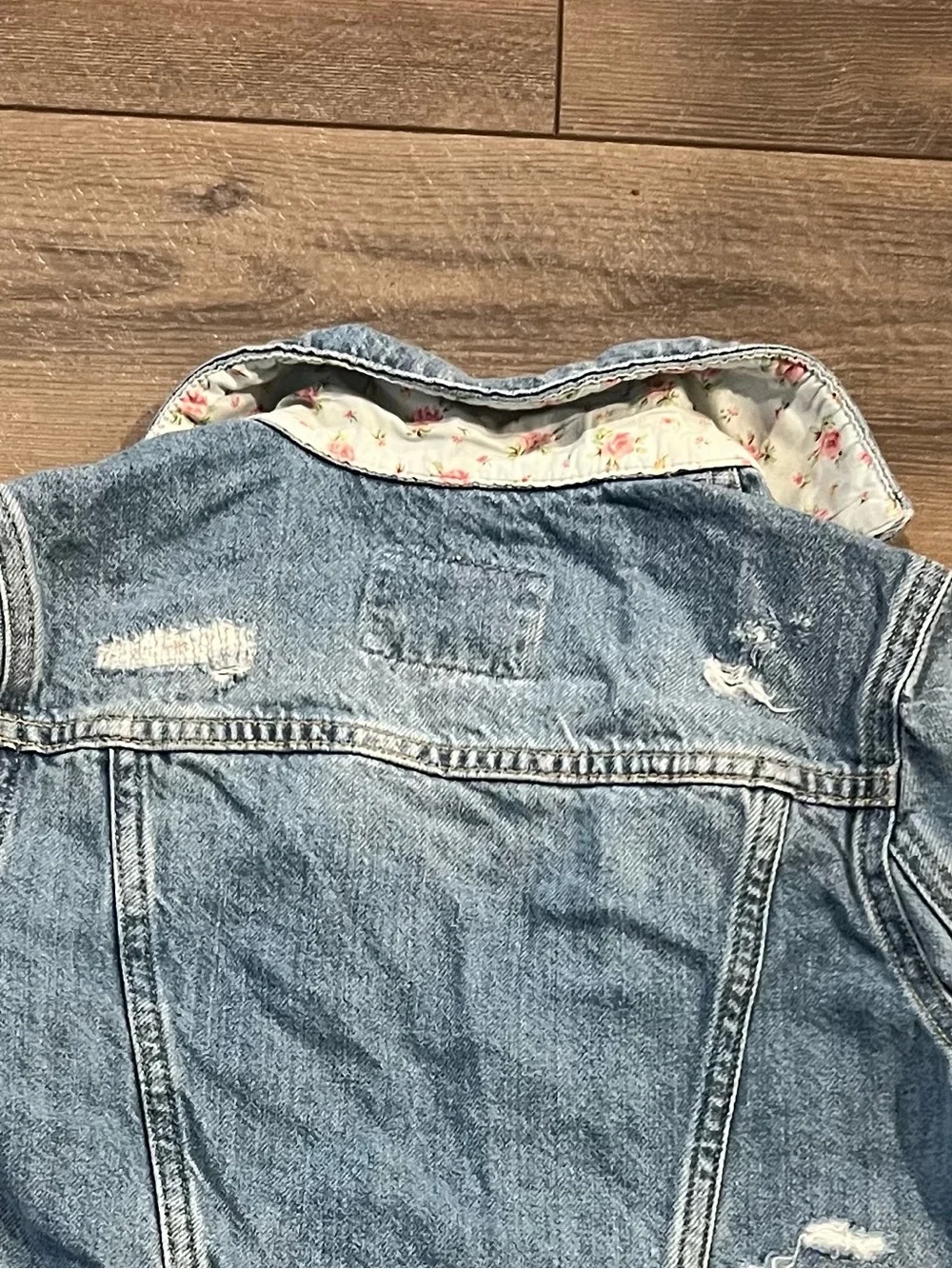 Polo Ralph Lauren Beautifully Repurposed Girls Denim Jacket Size S